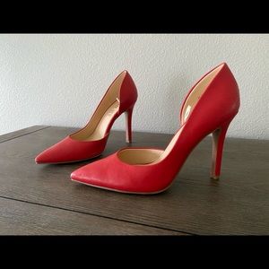 Red A.N.A Claire Pump Heels